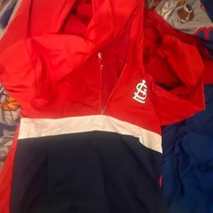 Red white and blue jacket